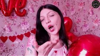 Valentine’s Day Ravishment: A Blue-eyed Beauty Takes It Deep In Both Holes