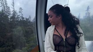 Riding The Rails With A Curvy Latina Goddess