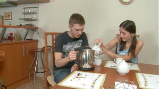 Raw Dogging Her Ass, Then Pulling Out To Unleash His Load Down Her Throat