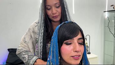 Aaliyah Yasin And Jade Presley: A Ravishing Arabian Threesome With Voluptuous Curves And Taut Delights