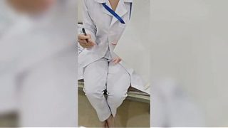 Hot Vietnamese Nurse In Tight Uniform Gets Ravaged By A Mysterious Stranger’s Thick Cock