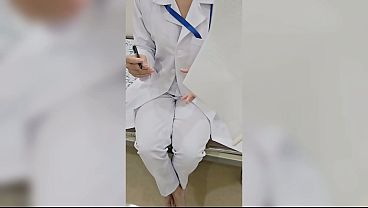 Hot Vietnamese Nurse In Tight Uniform Gets Ravaged By A Mysterious Stranger’s Thick Cock