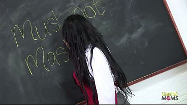 Mature Tutor Bares Her Heavy Chest And Commands Her Eager Student To Submit From Behind