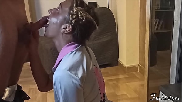 Naughty College Cheerleader Begs For Treats, Gets A Thick Surprise—gagging On Daddy’s Candy Stick Until She’s Drenched In Spooky Cream