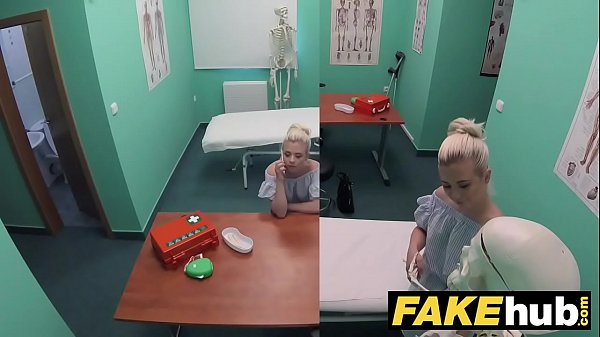 Naughty Nurse’s Exam: Petite Teen’s Bare Pussy Gets A Thorough Checkup