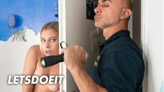 Horny Hostel: Lilly Bella’s Lusty Journey With Security Stud Christian Clay