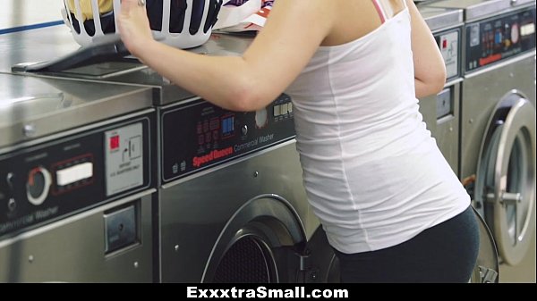 Tiny Teen Cali Hayes Gets Pounded In The Laundry Room