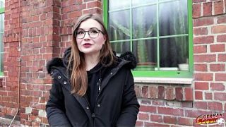 Petite German Student Emily: Glasses, Auditions, And Eager Encounters
