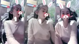 Bokong Tami Menggoda Dengan Celana Transparan Dan Buah Mangga