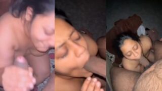Sultry Chennai Milf Services Her Lover With A Deep, Passionate Tamil Blowjob
