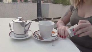 Swallowing His Dark Throbbing Cock In The Open, Then Taking His Load All Over My Greedy Ass At Home
