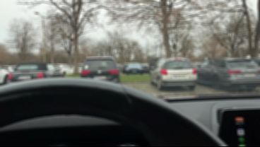 Public Parking Lot Handjob With A Stranger And A Climax On The Bus