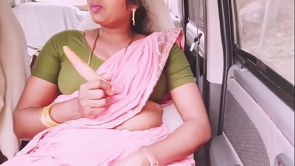 Sultry Indian Bhabi Sneaks Away For A Steamy Car Ride And Raw Passion With Her Lover, Whispering Filthy Telugu Desires.