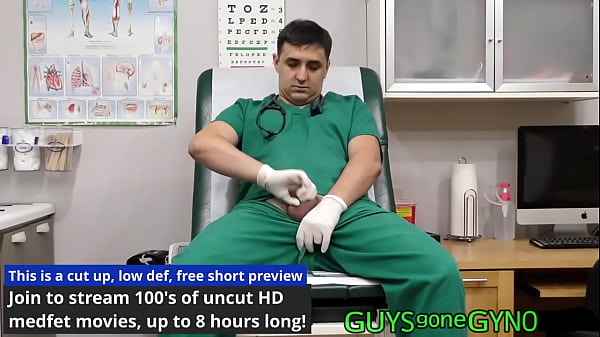 Naughty Nurse Sneaks Off To Rub One Out On The Exam Table