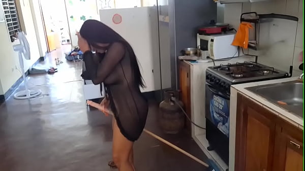 Exclusive Footage: Renowned Latina Sensation Caught In A Steamy Kitchen Encounter With A Household Tool