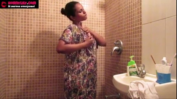 Sultry Indian Amateur Lily’s Steamy Solo Shower Session