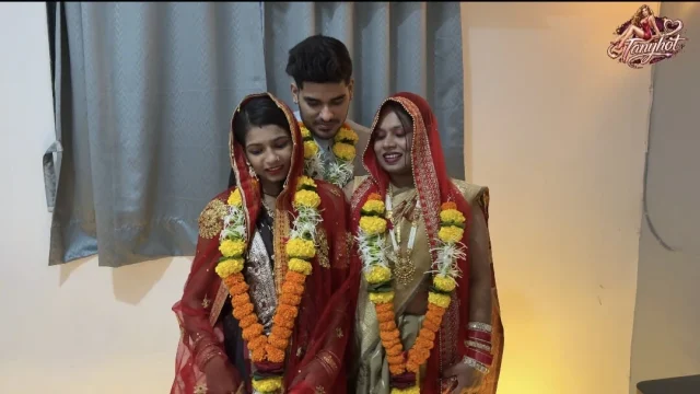 Wedding Night: Aman’s Blissful Union With His Brides Aksha And Sanjana