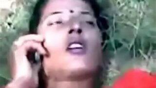 A Punjabi Lady Takes A Hard Fuck Out In The Open Fields
