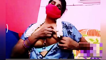 Naughty Telugu Housewife Secretly Pleasing Her Lover On Video Call