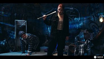 Frozen Desire: Crimson-haired Domina’s Timeless Toy
