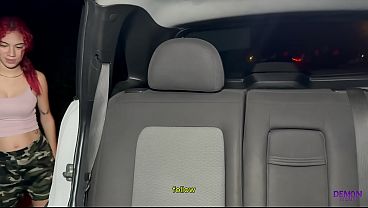 Descarada Jovencita Se Entrega En El Auto A Plena Luz Del Día
