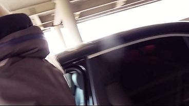 Parking Lot Passion: A Blonde Milf’s Daring Public Tryst
