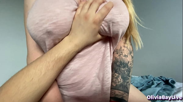 Step Brother And Step Sister Get Hot Watching Porn, Then She’s Begging For His Cock – Olivia Bay