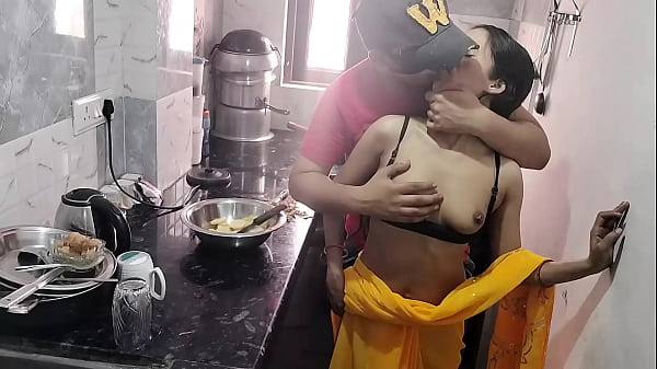 Sizzling Desi Bhabhi’s Spicy Kitchen Rendezvous