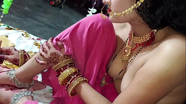 Suhagraat Mein Indian Couple Ki Pehli Raat Ka Josh, Clear Hindi Audio Mein Chudai
