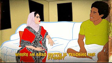 Curvaceous Arabian Tutor Imparts Provocative Lessons To Eager Pupil