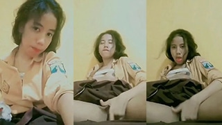 Abg Smp Pramuka Habis Pulang Sekolah, Jari Mungilnya Sibuk Colmek Di Pinggir Jalan
