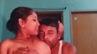Bangladeshi Bhabhi Strips Naked With Her Husband, Showing Off Her Big Tits