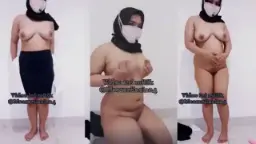 Cewe Hijab Habis Pulang Kerja Langsung Mainin Diri Sendiri