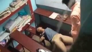 Hot College Slut Gets Pounded By Her Horny Tutor Right In The Classroom