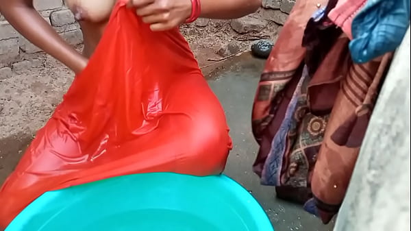 Hot Rati In The Bathroom, Bathing Wet With Hindi Moans