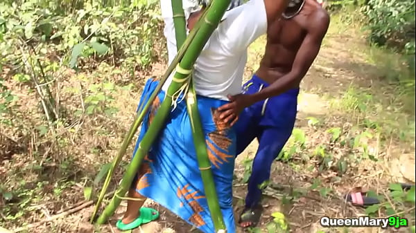 Hot Ebony Slut Bound To Bamboo And Pounded Deep