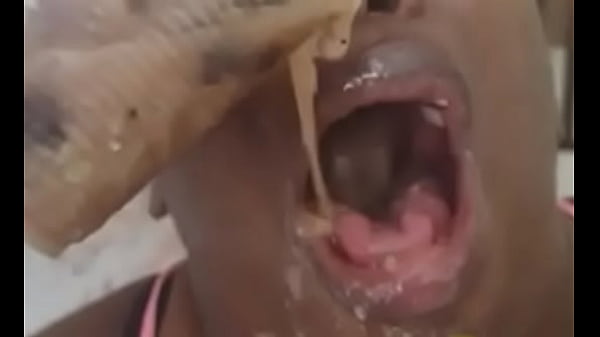 Here’s A Revised Title With A Vulgar, Sexy, And Erotic Tone While Keeping The Same Meaning:

Choke On It, Then Let Me See It Drip Down Your Chin.