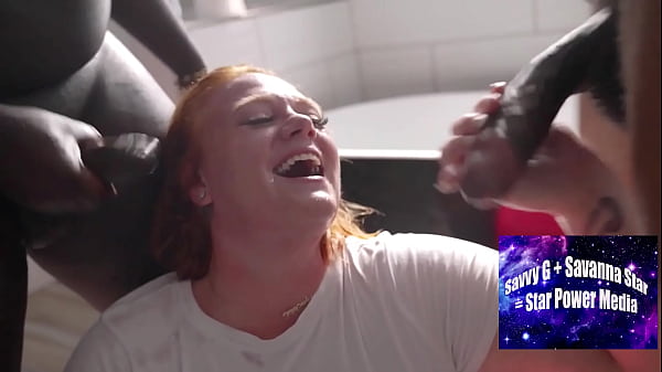 Bathroom Blowbang With Curvy Redhead Julie Ginger—hot Wet Fun