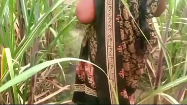 Mom And Stepson Fuck In The Village Under The Open Sky