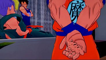 Trunks Slides His Thick Cock Into Android 18 While You Watch, Her Tight Pussy Gripping Him As She Moans For Your Permission