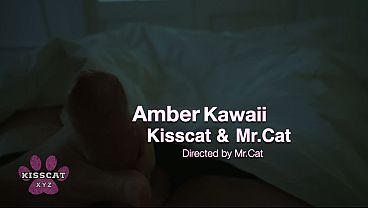 Step Mom Walks In On Step Dad Filling Step Daughter Amber Kawaii, Then Takes Over And Pounds Him Raw In Their Shared Bed