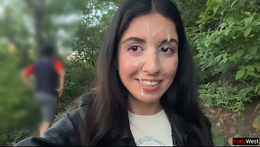 Crazy Public Park Fuckwalk – Open Blowjob And Slutty Upskirt Flashing For Everyone To See