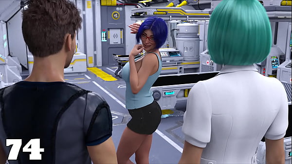 Stranded In Space #74 – Blue Haired Milf Craves A Threesome With Me And That Hot Busty Doctor