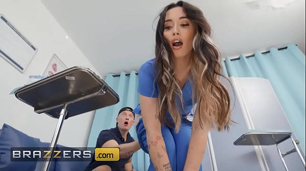 Hot Nurses Aria Lee & Lulu Chu Slam The Exam-room Door, Slutty Zac Gets His Cock Milked For A Cum Sample – Brazzers