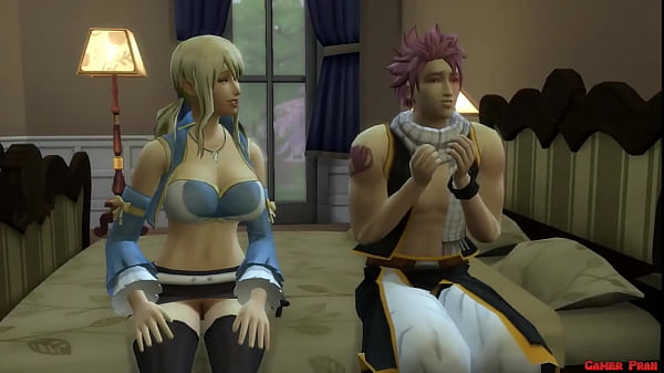 Paja Rusa Con Natsu, Lucy De Fairy Tail Follada Por Sus Enormes Tetas, Ven Y Fóllame Soy Tu Tanque De Leche