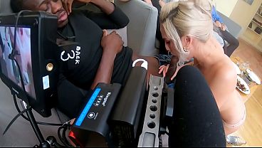 Real Behind The Scenes Anal: Raw Double Penetration Action With 4 Guys And A Thick Ebony