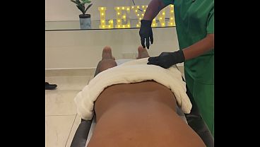 Real Amateur Uniform Roleplay: Intense Oiled Massage Therapy – My Skinny Body Melts Under His Skilled Hands, Moaning With Pleasure