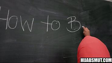 Muslimteacher Gets Pounded In A Four-way Fuckfest
