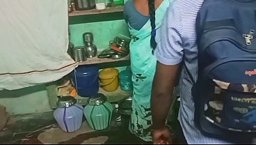 Indian Student Gets Dirty With Aunty In The House