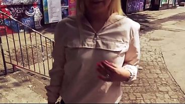 Get Fucked In A Crowded Bar – Nasty Blonde Slut Takes It Raw
